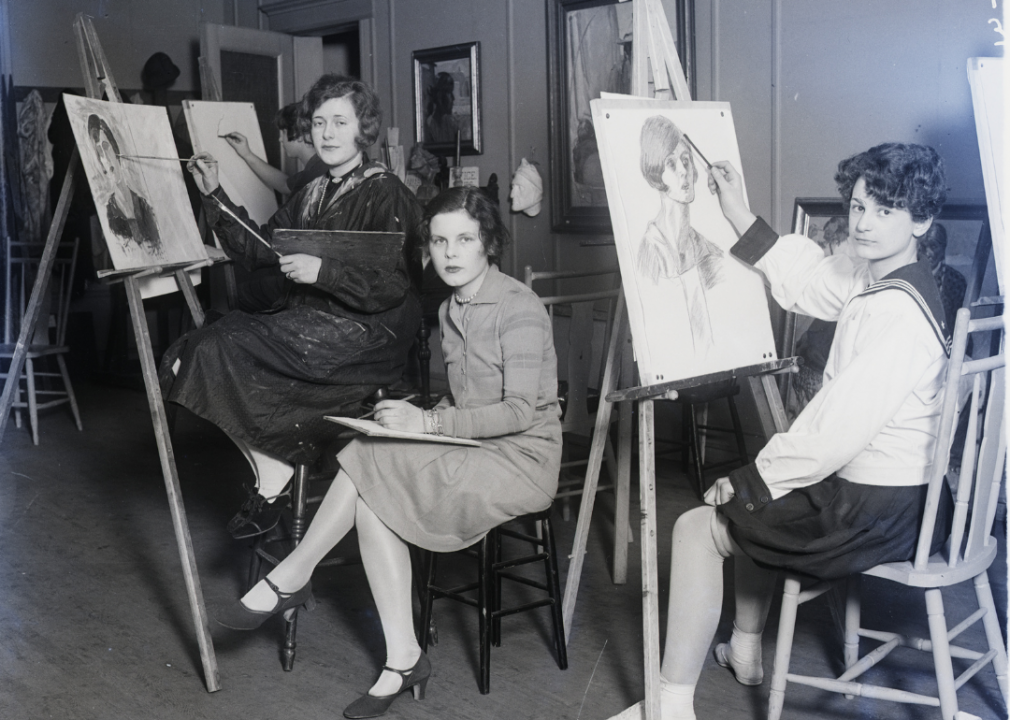#50. Artists, sculptors, and teachers of art